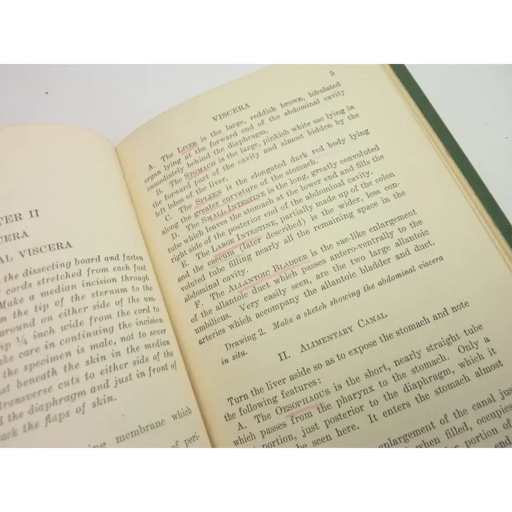 Vintage 1946 Book Laboratory Manual Foetal Pig WJ Baumgartner Macmillan Anatomy